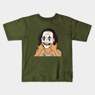 Joker in Weirdtual Reality Kids T-Shirt